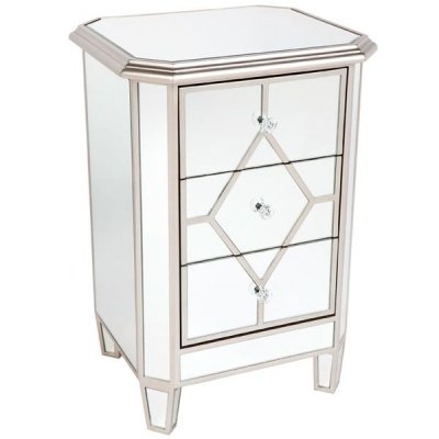 Photo of Softy Home Antalya Mirror Pedestal Of 3 Drawers - SHI6-93D