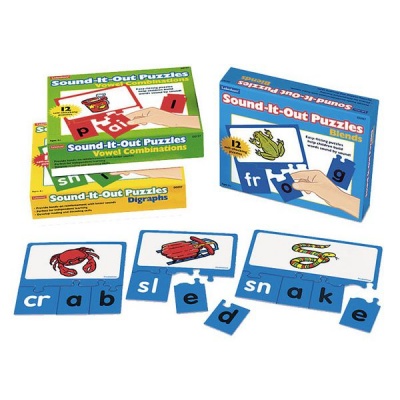 Photo of Lakeshore Sound-It-Out Phonics Puzzles Digraphs