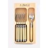 Andre' Verdier Laguiole set of 6 Teaspoons in Wooden Box Photo