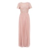 Quiz Ladies Embellished Maxi Dress - Blush Pink Photo