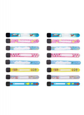 16 Pieces Child Safety ID Wristband