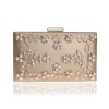 Luxury PU Pearl Flower Purse Wedding Evening Party Handbag Photo
