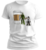 PepperSt Men's White T-Shirt - Coffee Fuel Photo