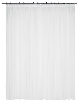 Photo of Design Collection Design Collecion Plain Voile Window Taped Curtain 500 x 218