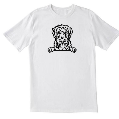 Poodle Dog White T shirt