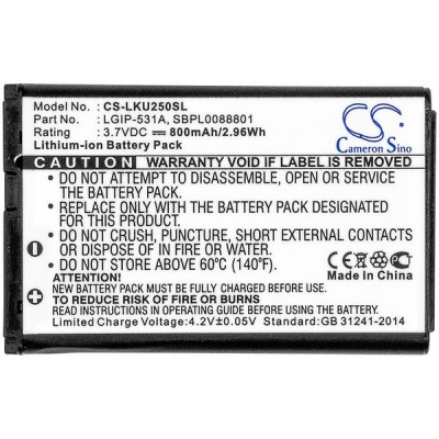 Photo of LG 236C & T-MOBILE A170 Mobile SmartPhone Battery/800mAh