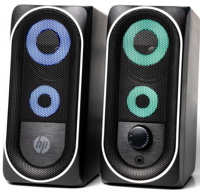 Photo of HP Multimedia Desktop Stereo Speakers with LED's