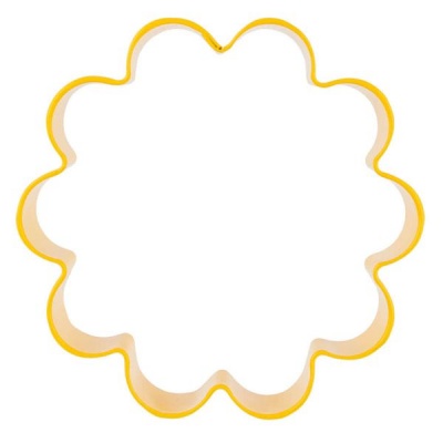 Photo of Wilton Yellow Flower Metal Cutter Cookie Biscuit Fondant Party