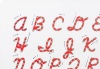Kid O AZ Upper Case Cursive Magnatab Photo