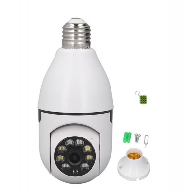 V720 E27 Bulb WiFi Camera With FtyCamPro App Smart Surveillance Key Holder