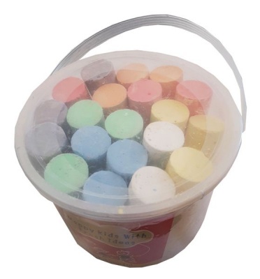 Photo of 20 Jumbo Colour Chalk in a tub