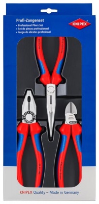 KNIPEX Pliers Kit with Two Colour Dual Component Handles