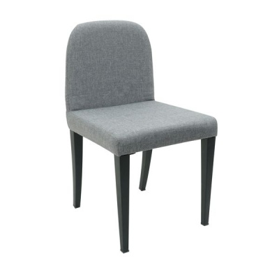 Canteen Dining Kitchen Chair with Steel Frame Legs