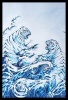 Marc Allante - The Crashing Waves Poster with Black Frame Photo