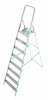 COLOMBO 174cm 8-Step Anti-Slippery Rubber Feet Alumium Ladder - Libellula Photo