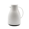 Regent Vacuum Thermal Jug With Glass Liner White With Black Button 1Ltr Photo