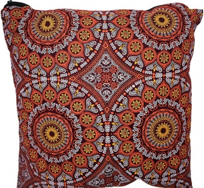 Photo of Mvulakazi - Sweshwe Orange Cushion Cover