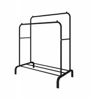 Pract Pack Two Rail Free Standing Dry Clothes Rack for Hanging Clothes