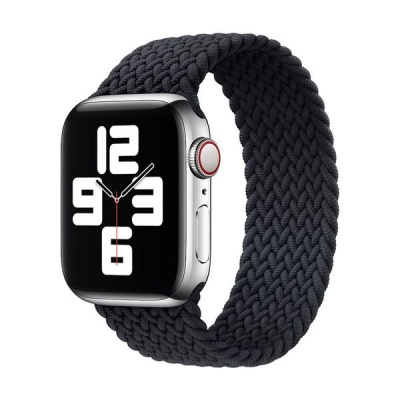 Apple Black Braided Solo Loop Strap for 4244mm Watch L
