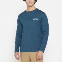 Jeep Long Sleeve High Density Logo T Shirt