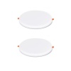 Dr Light Pack of 2 Super Bright Adjustable 12W Panel Lights - Cool White Photo