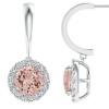 Civetta Spark Helena earring - Swarovski Vintage Rose Crystal Photo