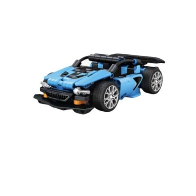 Sembo Building Blocks Racing Car DIY Puzzle 242 Pieces Blue