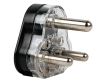 Electricmate 16Amp Hollow Pin Plug Top - Black Photo