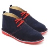 BATA Youth Safari Boot - Navy/Red Photo