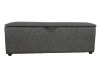Live it Live-it Charcoal blanket box ottoman Photo