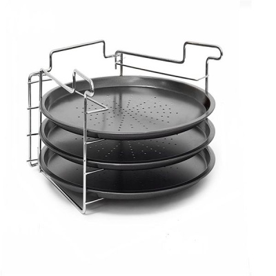 3 Piece Stackable Pizza Pan Stand