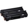 Canon 737 Black toner Value Combo Deal x 2 Photo