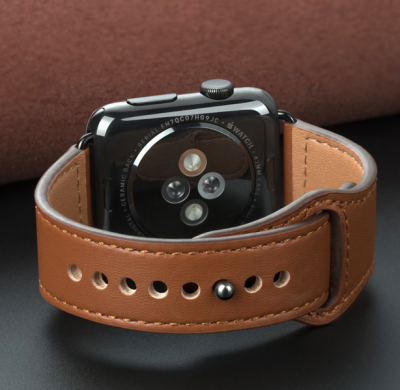 Photo of Meraki Leather Band for Apple Watch - 38mm/40mm Brown