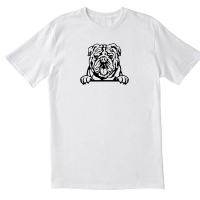 Bulldog White T shirt