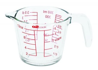 Photo of O2 Cook 350ml Measuring Cup Lime Glass