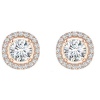 Stella Luna Audrey earring - Swarovski Clear crystal Rosegold Photo