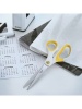 Leitz : Titanium Coated S/Steel Paper/Fabric Scissor - Yellow Soft Grip Photo
