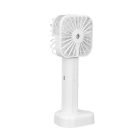 Portable Handheld Cooling Fan Mini Rechargeable Humidifier Misting Fan 19CM