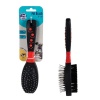 Bulk Pack x 4 Pet Dog/Cat Brush Rubber 2-Function Photo