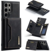 DGMING Leather Magnetic Phone Card Holder Wallet Case for Samsung Galaxy S24 Ultra 5G
