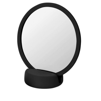 blomus Cosmetic Mirror with 5x Magnification and Removeable Base Black SONO