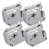 PUTY Compatible Brother TT4-MK221 Black on White 9mm Tape 4-Pack Photo