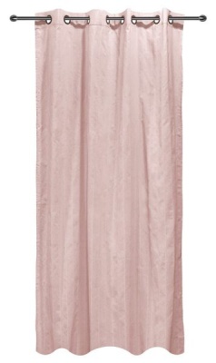 Photo of easyhome Curtain Nostos Stripe 140X270 Eyelet Pink