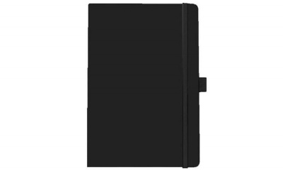 Photo of CTP Printers A6 192 Page Dotted Journal With Elastic Closure - Black