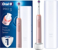 Oral B Oral B Pro 3 Electric Toothbrush with Smart Pressure Sensor 1 3D White