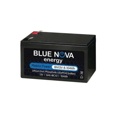 Blue Nova Energy Bluenova 13V 8Ah Lithium Iron Phosphate Battery
