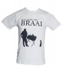 Nou Gaan Ons Braai T-shirt - White Photo