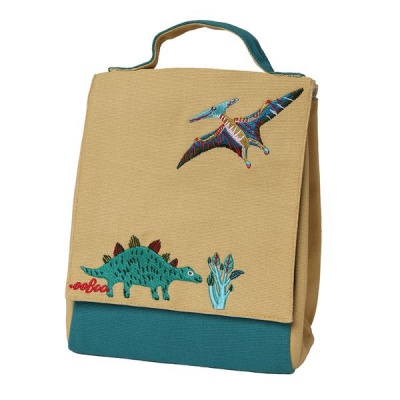 eeBoo Stegosaurus Pteranodon Lunch Bag