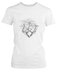 PepperSt Ladies White T-Shirt - Ballooned Worlds Photo