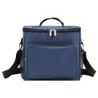 20L Cooler Bag Insulated Lunch Bag with Front Side Pocket Shoulder Strap
